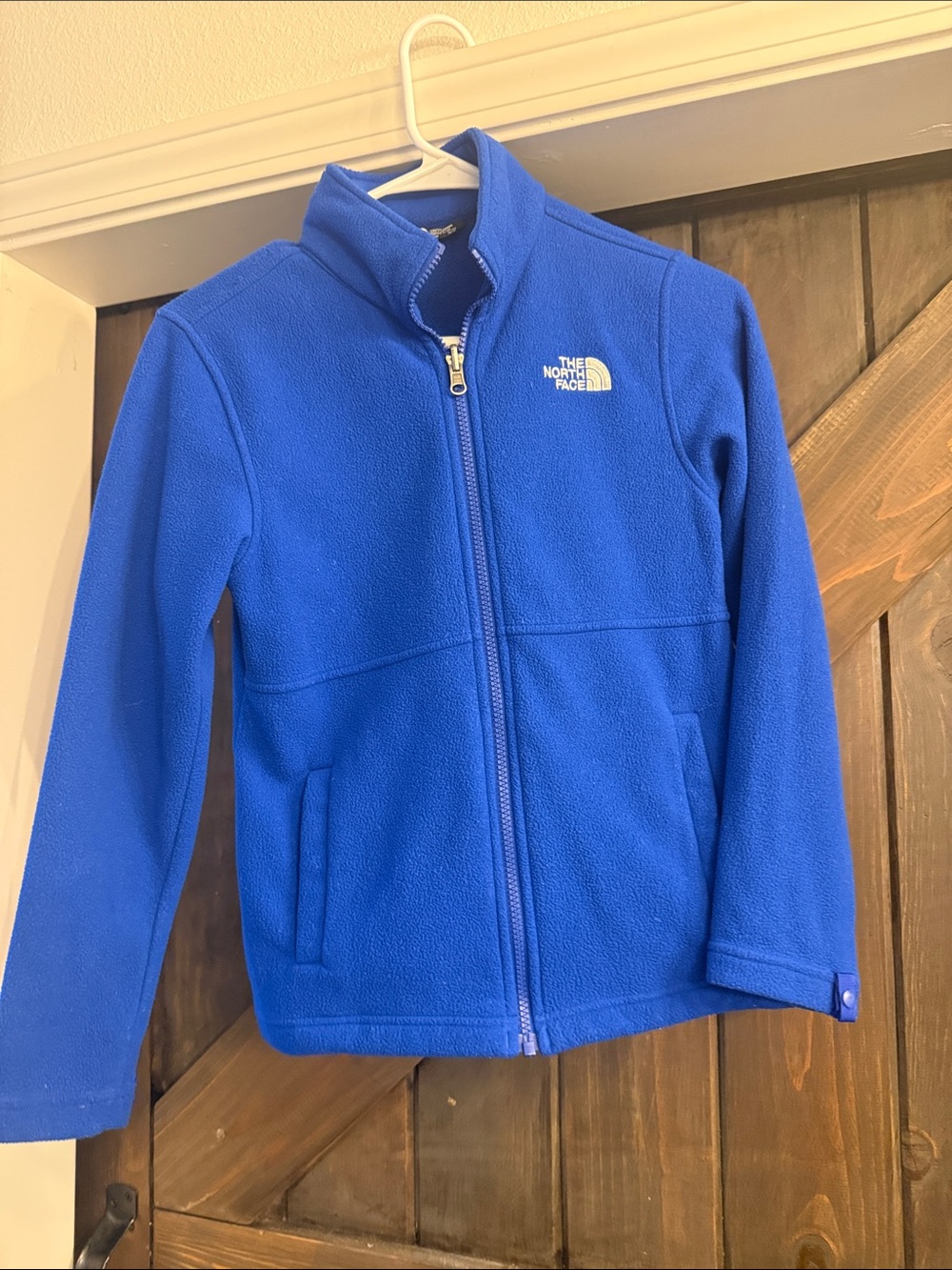 The North Face Bright Blue Full-Zip Fleece Jacket